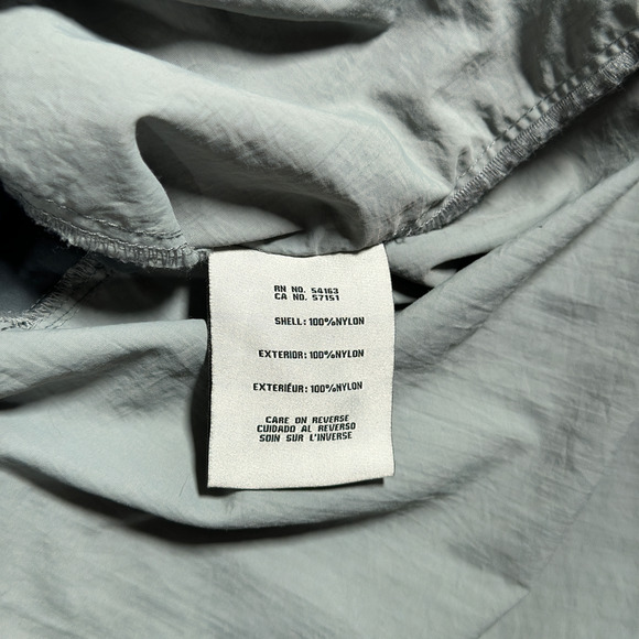 Levis Jacket Adult XXL Blue Gray Taslan Anorak Nylon Colorblock Windbreaker Y2K - Picture 8 of 11